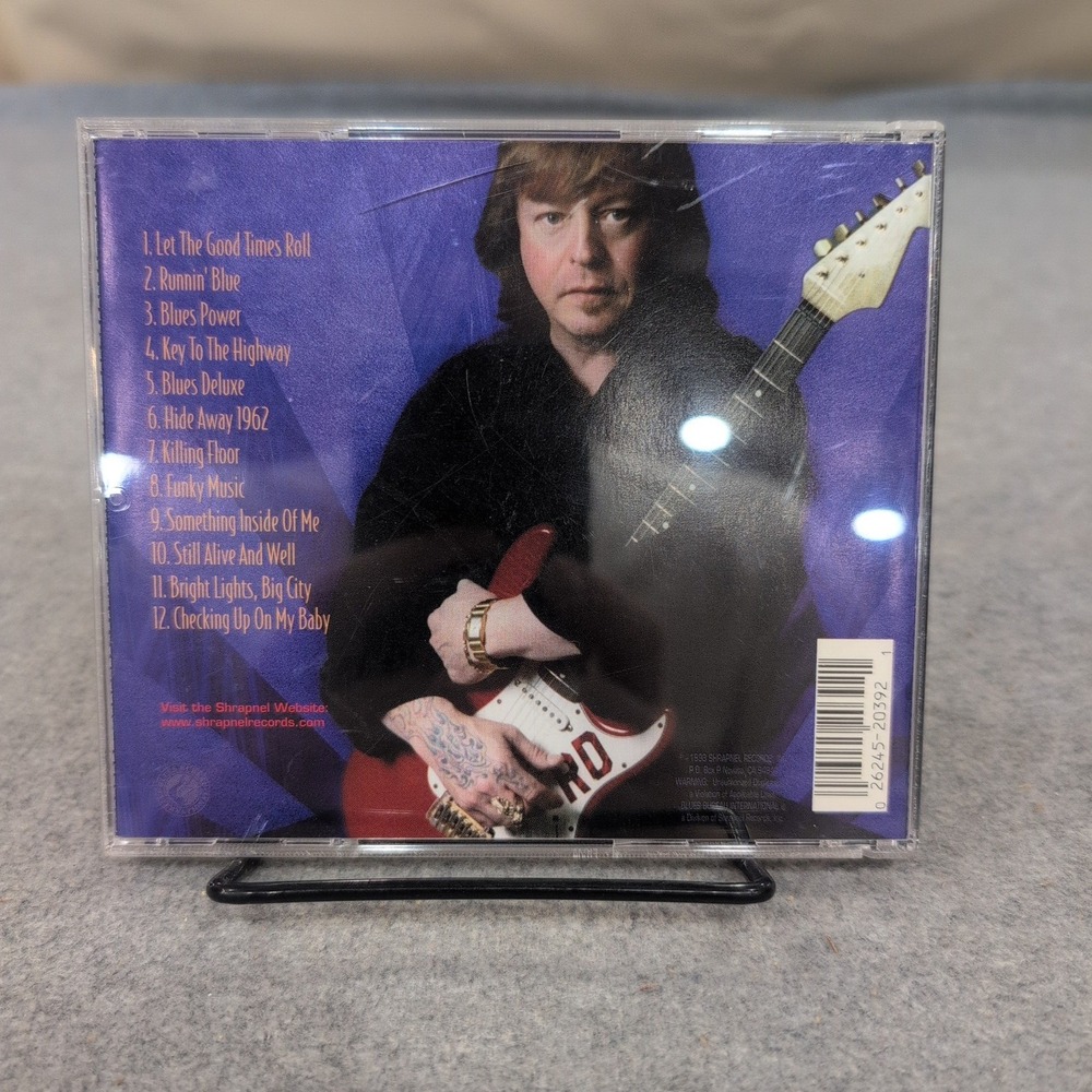 Rick Derringer Blues Deluxe CD Shrapnel Records 1998 Blues Rock 026245203921 - Picture 2 of 2